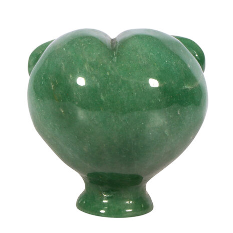 Aventurijn met tijgeroog ogen alien schedel 9 x 6,8 x 7 cm | 468 gram Aventurijn met tijgeroog ogen alien schedel 9 x 6,8 x 7 cm | 468 gram