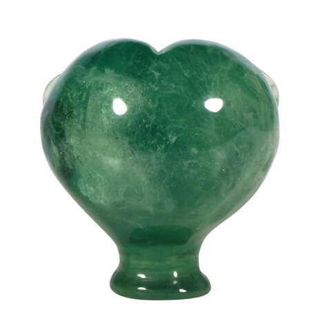 Fluoriet (groen) met tijgeroog ogen alien schedel 9,3 x 6,8 x 7,4 cm | 545 gram Fluoriet (groen) met tijgeroog ogen alien schedel 9,3 x 6,8 x 7,4 cm | 545 gram