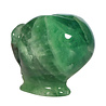 Fluoriet (groen) met tijgeroog ogen alien schedel 8,9 x 6,9 x 7,2 cm | 554 gram Fluoriet (groen) met tijgeroog ogen alien schedel 8,9 x 6,9 x 7,2 cm | 554 gram