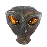 Mosagaat met tijgeroog ogen alien schedel 8,3 x 7,1 x 6,8 cm | 415 gram Mosagaat met tijgeroog ogen alien schedel 8,3 x 7,1 x 6,8 cm | 415 gram