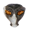 Mosagaat met tijgeroog ogen alien schedel 8,5 x 7 x 6,8 cm | 429 gram Mosagaat met tijgeroog ogen alien schedel 8,5 x 7 x 6,8 cm | 429 gram