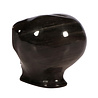 Obsidiaan (zilver) met tijgeroog ogen alien schedel 8,7 x 7 x 7,1 cm | 396 gram Obsidiaan (zilver) met tijgeroog ogen alien schedel 8,7 x 7 x 7,1 cm | 396 gram