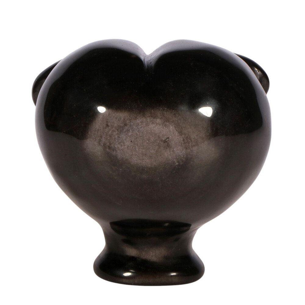 Obsidiaan (zilver) met tijgeroog ogen alien schedel 9,3 x 7,2 x 7,1 cm | 435 gram Obsidiaan (zilver) met tijgeroog ogen alien schedel 9,3 x 7,2 x 7,1 cm | 435 gram
