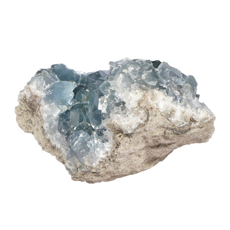 Celestien cluster A-kwaliteit 11,3 x 7,8 x 4,6 cm | 817 gram Celestien cluster A-kwaliteit 11,3 x 7,8 x 4,6 cm | 817 gram