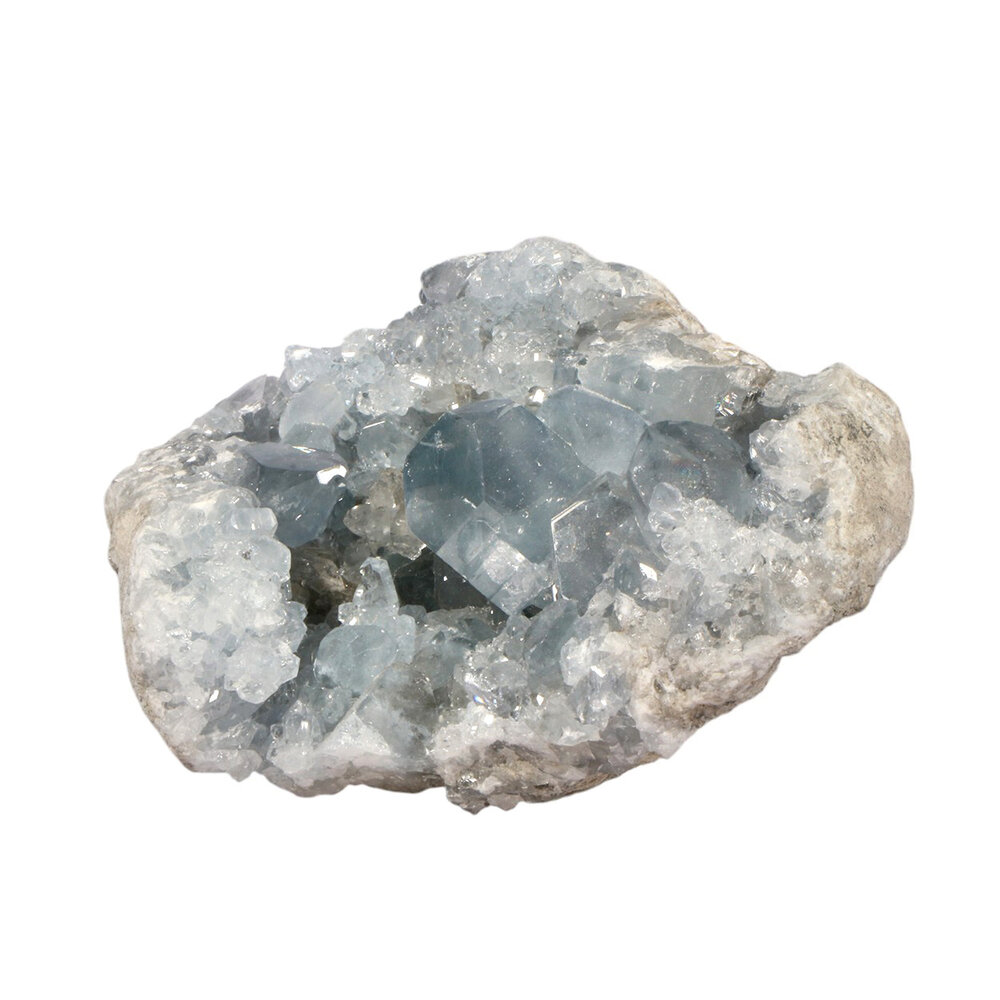 Celestien cluster A-kwaliteit 16,8 x 10 x 6,8 cm | 1272 gram Celestien cluster A-kwaliteit 16,8 x 10 x 6,8 cm | 1272 gram