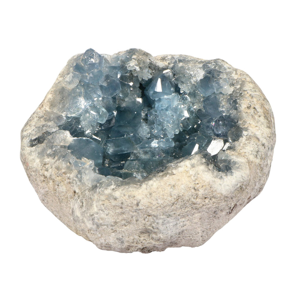 Celestien geode A-kwaliteit 15,5 x 14,7 x 8,2 cm | 2752 gram Celestien geode A-kwaliteit 15,5 x 14,7 x 8,2 cm | 2752 gram
