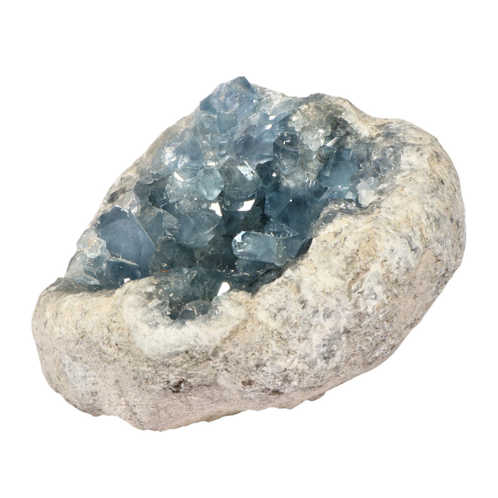 Celestien geode A-kwaliteit 15,5 x 14,7 x 8,2 cm | 2752 gram Celestien geode A-kwaliteit 15,5 x 14,7 x 8,2 cm | 2752 gram
