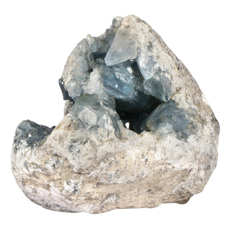 Celestien geode A-kwaliteit 14,1 x 13,9 x 15,6 cm | 4291 gram Celestien geode A-kwaliteit 14,1 x 13,9 x 15,6 cm | 4291 gram