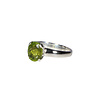 Zilveren ring toermalijn (groen) maat 18 | ovaal facet (gezet) 0,9 x 0,7 cm Zilveren ring toermalijn (groen) maat 18 | ovaal facet (gezet) 0,9 x 0,7 cm