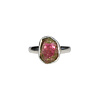 Zilveren ring toermalijn (watermeloen) maat 18 | ovaal 1,2 x 0,8 cm Zilveren ring toermalijn (watermeloen) maat 18 | ovaal 1,2 x 0,8 cm