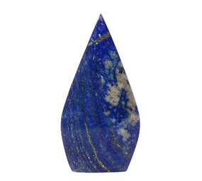 Lapis lazuli sculptuur vlam 9  - 11 cm