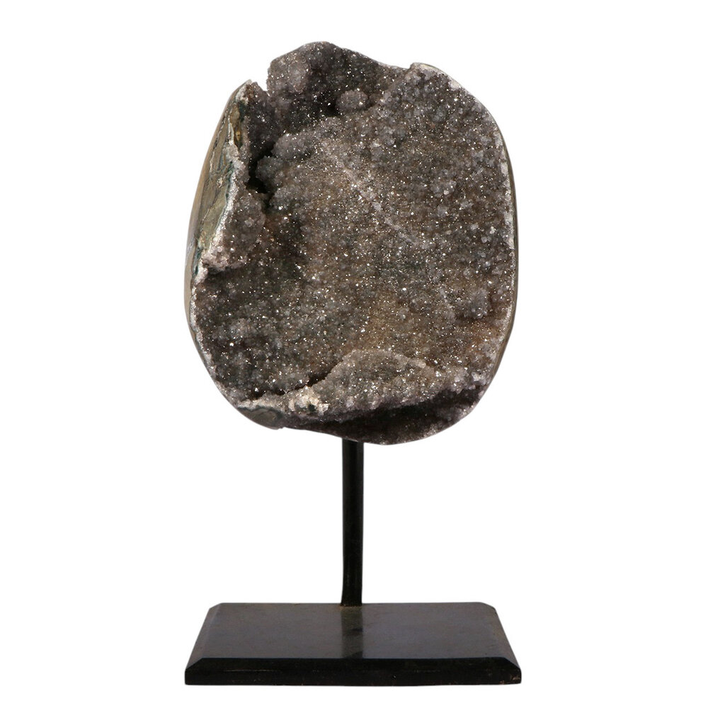 Amethist (galaxy) zwart cluster op standaard 16,4 x 12,5 x 8,6 cm | 3454 gram