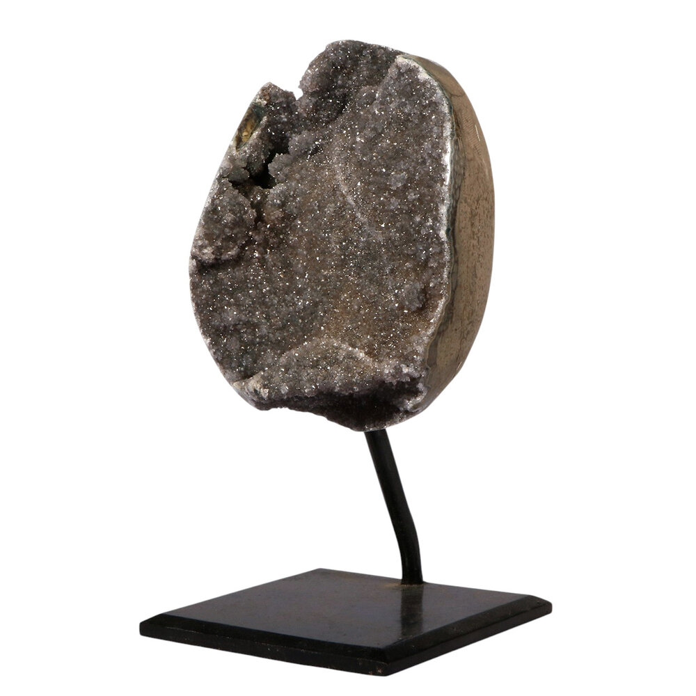 Amethist (galaxy) zwart cluster op standaard 16,4 x 12,5 x 8,6 cm | 3454 gram