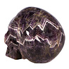 Amethist (chevron) kristallen schedel 11,8 x 7,8 x 8,9 cm | 1067 gram