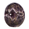 Amethist (chevron) kristallen schedel 11,8 x 7,8 x 8,9 cm | 1067 gram