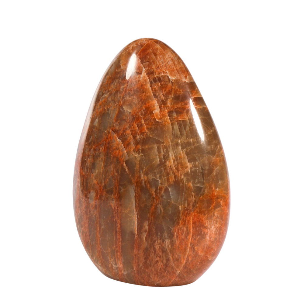 Maansteen (roze) A-kwaliteit sculptuur 17,5 x 14 x 7,2 cm | 2622 gram