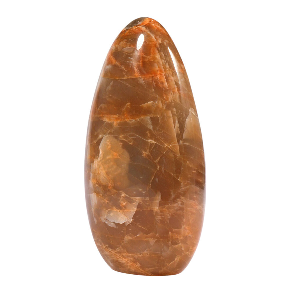 Maansteen (roze) A-kwaliteit sculptuur 23,2 x 11,6 x 7,4 cm | 2818 gram