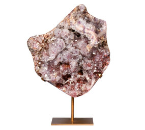 Amethist (roze) A- kwaliteit cluster op standaard 40 x 36 x 9 cm | 15,4 kg