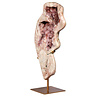 Amethist (roze) A-kwaliteit op standaard 52,7 x 33,9 x 8,0 cm | 13,02 kg