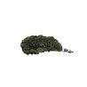 Moldaviet hanger ruw met zilveren oogje 2,7 x 1,8 cm | 3,7 gram Moldaviet hanger ruw met zilveren oogje 2,7 x 1,8 cm | 3,7 gram
