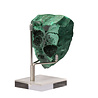 Malachiet deels gepolijst op standaard 8,5 x 5,4 cm | 286 gram Malachiet deels gepolijst op standaard 8,5 x 5,4 cm | 286 gram