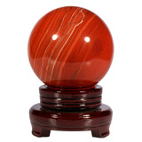Jaspis (rood) bol op standaard 111 mm | 2317 gram Jaspis (rood) bol op standaard 111 mm | 2317 gram