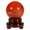 Jaspis (rood) bol op standaard 111 mm | 2317 gram Jaspis (rood) bol op standaard 111 mm | 2317 gram