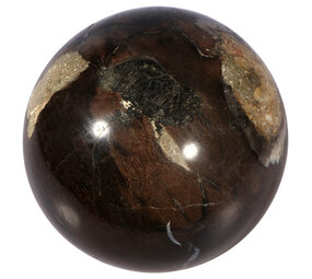 Versteend hout bol 120 mm | 2,4 kg Versteend hout bol 120 mm | 2,4 kg
