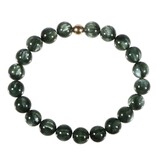 Serafiniet armband met 14k gouden kraal | 8 mm Serafiniet armband met 14k gouden kraal | 8 mm