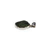 Zilveren hanger moldaviet | markies ruw 1,7 x 1,2 cm Zilveren hanger moldaviet | markies ruw 1,7 x 1,2 cm