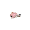 Zilveren hanger toermalijn (roze) | freeform ruw gezet 1,1 x 1,2 cm