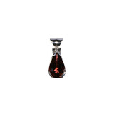 Zilveren hanger toermalijn (roze) | druppel facet gezet 1,1 x 0,7 cm Zilveren hanger toermalijn (roze) | druppel facet gezet 1,1 x 0,7 cm