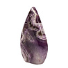 Amethist (chevron) sculptuur vlam 7 - 9 cm Amethist (chevron) sculptuur vlam 7 - 9 cm