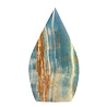 Aragoniet (blauw) sculptuur vlam 9 - 11 cm