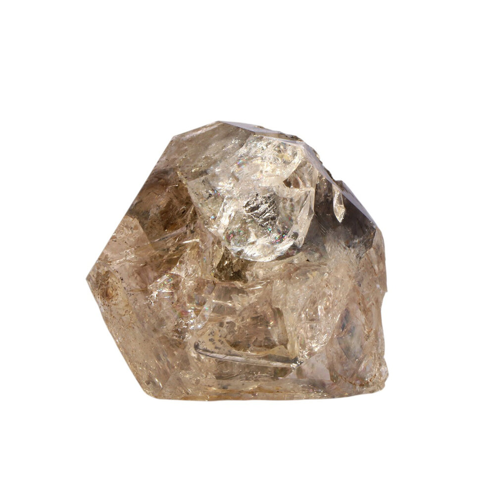 Rookkwarts Herkimer diamant kristal 5,2 x 4,8 x 5,5 cm | 137 gram Rookkwarts Herkimer diamant kristal 5,2 x 4,8 x 5,5 cm | 137 gram