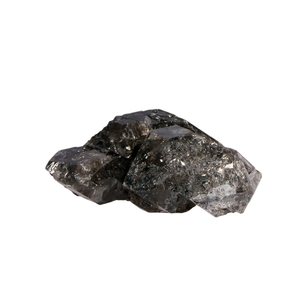 Herkimer diamant (zwart) A-kwaliteit cluster 4,4 x 3,4 x 1,9 cm | 28 gram Herkimer diamant (zwart) A-kwaliteit cluster 4,4 x 3,4 x 1,9 cm | 28 gram