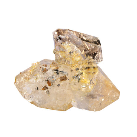 Herkimer diamant (golden healer) A-kwaliteit cluster 7,1 x 5,7 x 4,5 cm | 143 gram Herkimer diamant (golden healer) A-kwaliteit cluster 7,1 x 5,7 x 4,5 cm | 143 gram