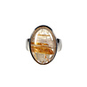 Zilveren ring rutielkwarts A-kwaliteit maat 17 | ovaal 1,9 x 1,3 cm Zilveren ring rutielkwarts A-kwaliteit maat 17 | ovaal 1,9 x 1,3 cm