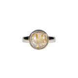 Zilveren ring rutielkwarts maat 18 | rond 1,1 cm Zilveren ring rutielkwarts maat 18 | rond 1,1 cm