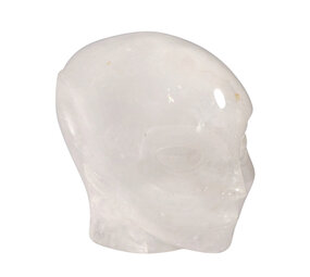 Bergkristal fairy schedel 10 x 7,3 x 9,3 cm | 881 gram Bergkristal fairy schedel 10 x 7,3 x 9,3 cm | 881 gram