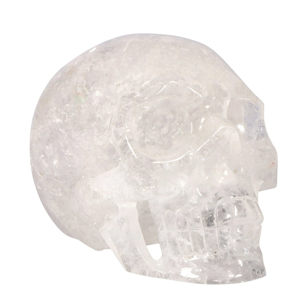 Bergkristal kristallen schedel 13 x 8,3 x 9 cm | 1252 gram Bergkristal kristallen schedel 13 x 8,3 x 9 cm | 1252 gram