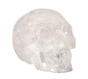 Bergkristal kristallen schedel 13 x 8,3 x 9 cm | 1252 gram Bergkristal kristallen schedel 13 x 8,3 x 9 cm | 1252 gram