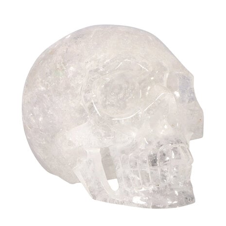 Bergkristal kristallen schedel 13 x 8,3 x 9 cm | 1252 gram Bergkristal kristallen schedel 13 x 8,3 x 9 cm | 1252 gram