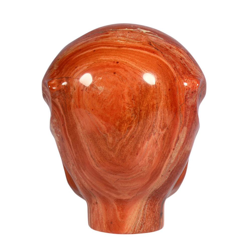 Jaspis (rood) fairy schedel 9 x 6,5 x 8,2 cm | 707 gram Jaspis (rood) fairy schedel 9 x 6,5 x 8,2 cm | 707 gram