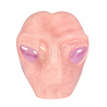Rozenkwarts alien schedel 10 x 8,1 x 9,3 cm | 1237 gram Rozenkwarts alien schedel 10 x 8,1 x 9,3 cm | 1237 gram