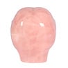 Rozenkwarts alien schedel 10 x 8,1 x 9,3 cm | 1237 gram Rozenkwarts alien schedel 10 x 8,1 x 9,3 cm | 1237 gram
