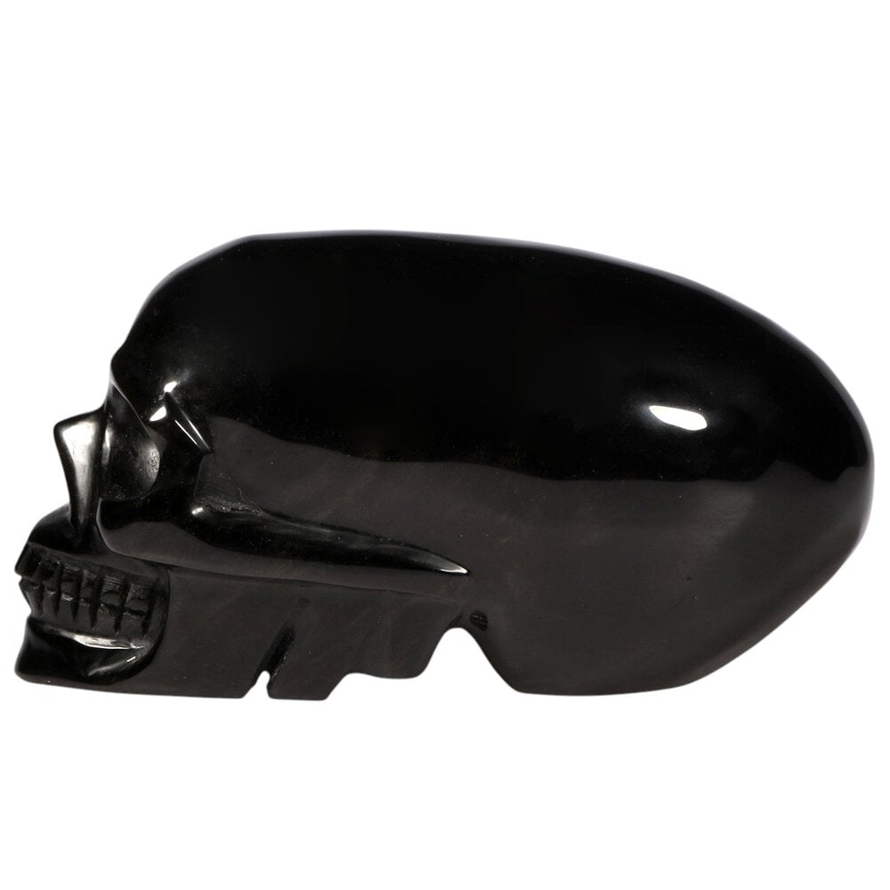 Obsidiaan alien traveller schedel 15,5 x 5 x 5 cm | 1159 gram Obsidiaan alien traveller schedel 15,5 x 5 x 5 cm | 1159 gram