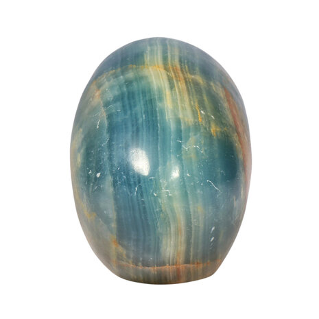 Aragoniet (blauw) alien traveller schedel 16 x 6,3 x 7,6 cm | 1273 gram Aragoniet (blauw) alien traveller schedel 16 x 6,3 x 7,6 cm | 1273 gram