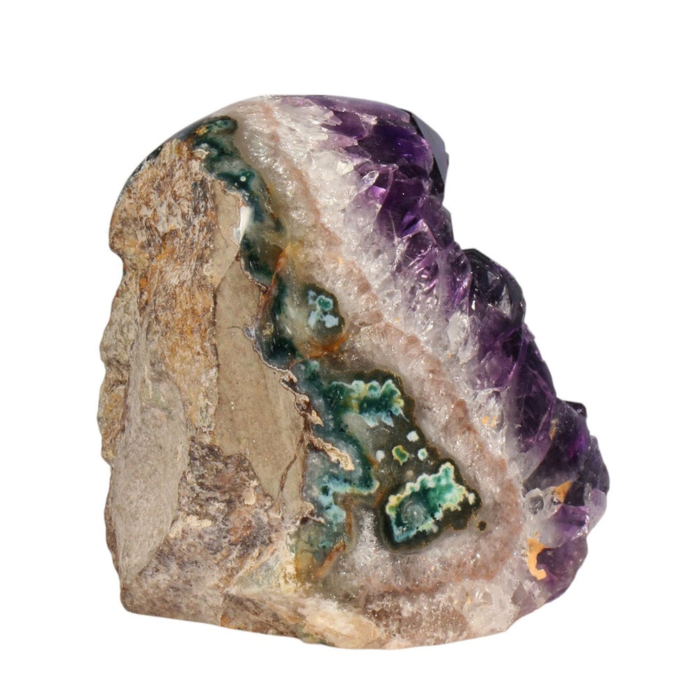 Amethist A-kwaliteit cluster 7,9 x 4,7 x 8 cm | 421 gram Amethist A-kwaliteit cluster 7,9 x 4,7 x 8 cm | 421 gram