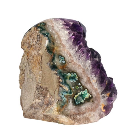Amethist A-kwaliteit cluster 7,9 x 4,7 x 8 cm | 421 gram Amethist A-kwaliteit cluster 7,9 x 4,7 x 8 cm | 421 gram